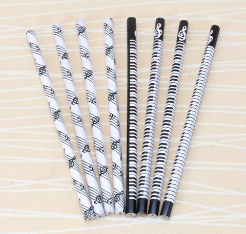 Musical Pencil 2B Standard Round Music Stationery Piano School Office Supply Student Gift Prize creative kawaii simple cute ► Photo 1/6