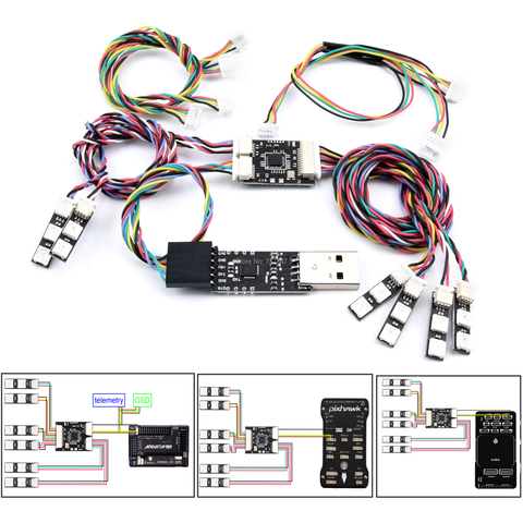 Pixhawk Mavlink External LED w/ Controller for Pixhawk2 Ardupilot PX4 RGB APM Navigation Light Quadcopter Hexacopter Drone Plane ► Photo 1/6