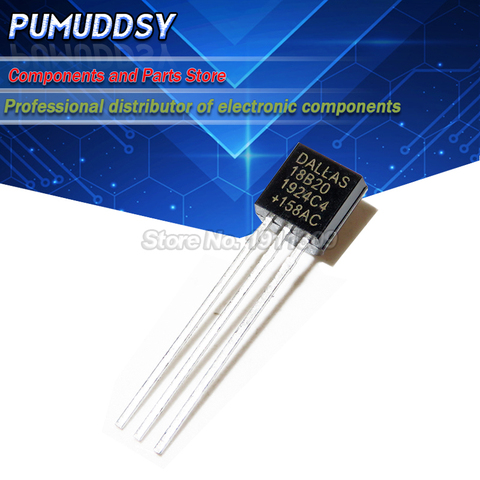 10PCS DS18B20 18B20 18S20 TO-92 IC CHIP Thermometer Temperature Sensor ► Photo 1/1