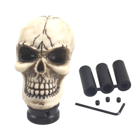 Skull gear shift knob car manual shift lever shift lever auto parts decorative knob shift knob ► Photo 1/6