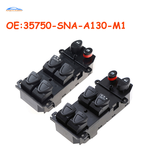 For Honda Civic 2006-2010 New Car Power Lifer Window Master Switch 35750-SNA-A130-M1 35750SNAA130M1 35750-SNV-H51 ► Photo 1/6