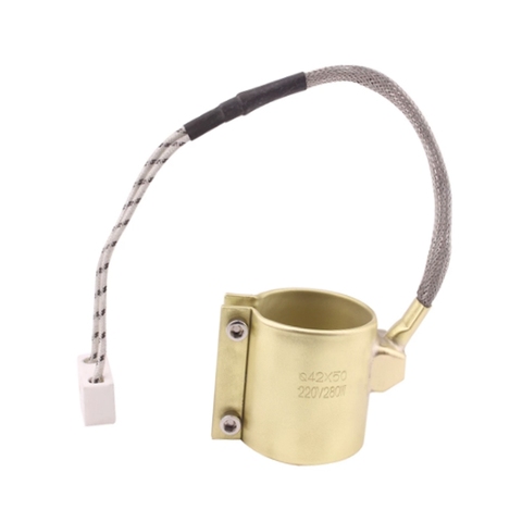 42x50mm 220v 280w Electric Copper Barrel Brass Band Heater for Extruder Leak-proof glue 19QE ► Photo 1/6