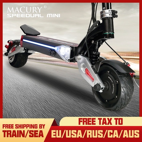 Macury SPEEDUAL Mini 8 Inch Dual Motor Electric Scooter ZERO 8X 52V Off-road Double Drive Solid Tyre ZERO8X X8-DUAL Off Road ► Photo 1/6