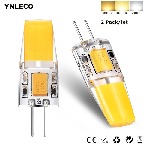 2PCS G4 LED COB Bulb 12V AC DC 3W LED G4 Lamp 360 Beam Angle No Flicker Warm Natural Cool White 4000K Replace 30W Halogen Lamp ► Photo 1/6