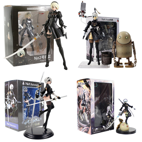 30CM Anime Game NieR:Automata 2b YoRHa No.2 Type B PVC Action Figure Collection Model Toys Brinquedos for Christmas Gift ► Photo 1/6