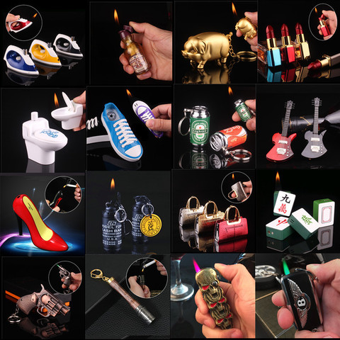 Lighters & Smoking Accessories lighter,
Shoes bottle modelling lighters ► Photo 1/4