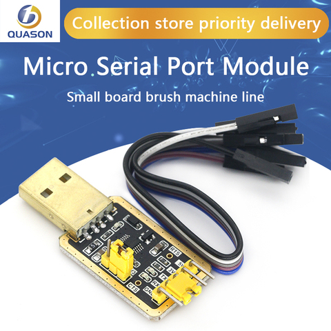 CH340 Mini serial port module of PL2303 , CH340E RS232 to TTL module upgrade USB to serial port in nine Brush small plates ► Photo 1/6