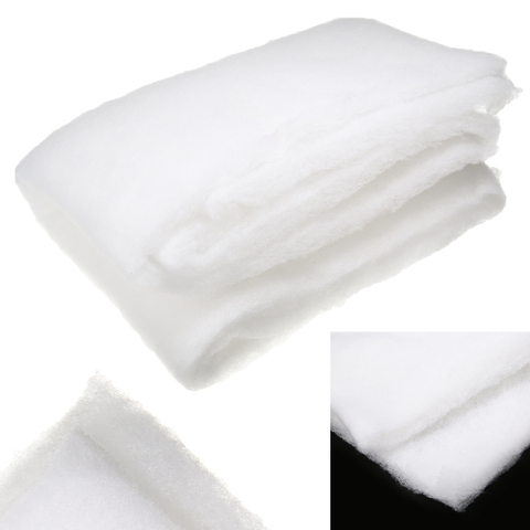 White Aquarium Fish Tank Biochemical Cotton Filter  Pad Mat Media Sponge Fish Tank Fiber Bio Foam Filter 110cmx39cmx2cm ► Photo 1/5