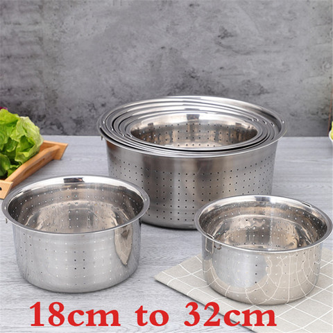 Colander Steamer Rice Cooker Steamer Instant Pot Steam Basket With Silicone Handle Defroisseur Vapeur Kitchen sifter strainer ► Photo 1/6