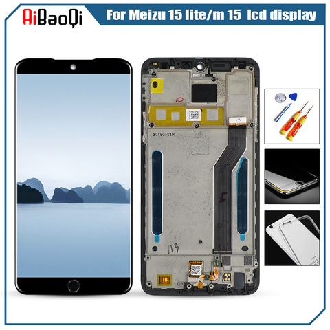 For Original MEIZU M15 LCD screen display+ Touch screen digitizer  for For Meizu 15 lite M871H lcd display screen ► Photo 1/6