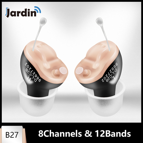 CIC Digital Hearing Aids 8 Channels 12 Bands Mini Tuneable Sound Amplifier Portable Invisible Hearing Aid Dropshipping ► Photo 1/6