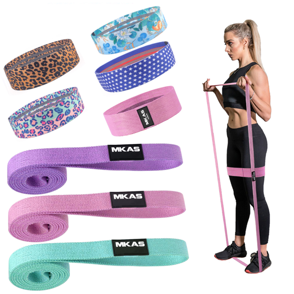 Resistance Bands HIP CIRCLE Glute Leg Squat Exercise Strength Booty Band NonSlip 