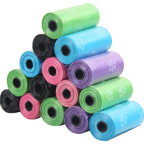 Pet Dog Poop Bags Dispenser Collector Scoop Holder Puppy Cat Pooper Scooper Bag Small Rolls Outdoor Clean Pets Supplies ► Photo 1/6