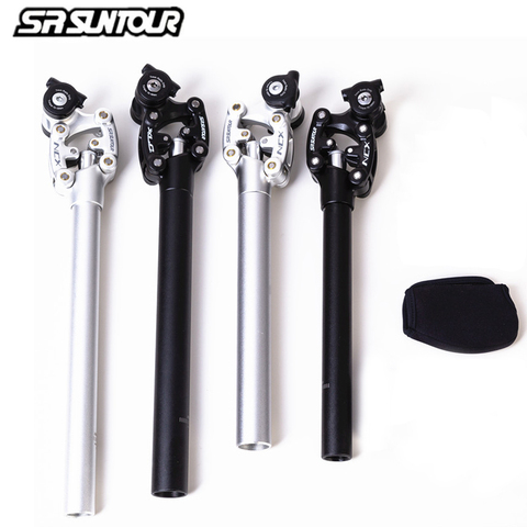 SR Suntour NCX Bike Suspension Travel Seatpost 350mm * 27.2/28.6/30.0/30.1/30.4/30.8/31.6/33.9 Bicycle Seat Post w/ Case ► Photo 1/6