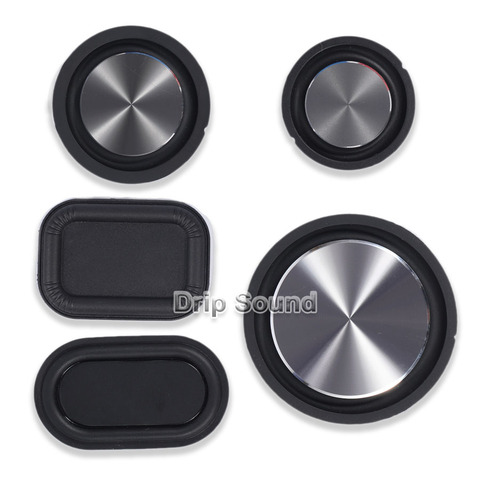 2pcs 48mm/56mm/78mm/65x45mm/70x40mm Bass Speaker Passive Radiator Auxiliary Bass Woofer Rubber Vibration Plate ► Photo 1/6