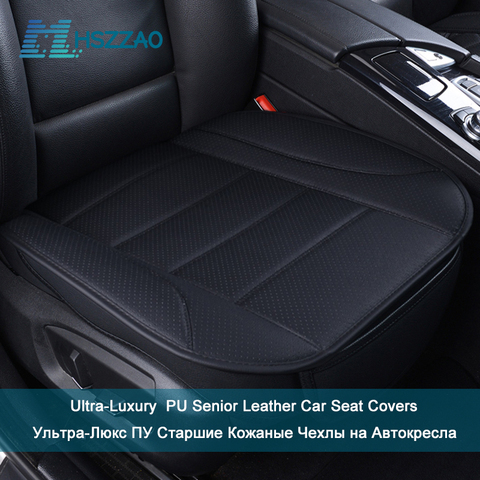Ultra-Luxury Car Seat Protection Single Seat Without Backrest PU Senior Leather Car Seat Cover For Most Four-Door Sedan&SUV ► Photo 1/6