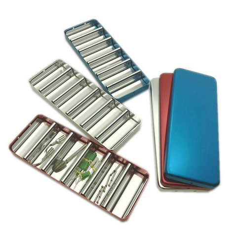 Dental Bur Holder Block Sterilizer Case Disinfection Endo Box Rack For Dentist 1pc ► Photo 1/6