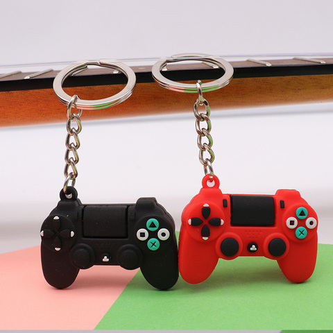 Men's Simple Video Game Handle Keychain Couple Joystick Machine KeyChain Keyring for Boyfriend Key Holder Trinket Gift Wholesale ► Photo 1/6
