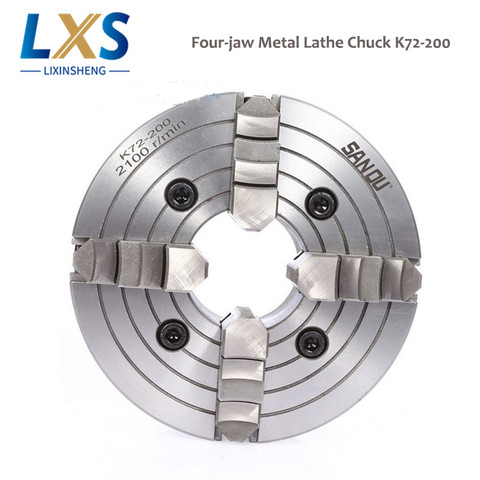 4 Jaw Wood Lathe Drill Chuck Four Jaw Independent Lathe Machine Chuck K72-200 ► Photo 1/5