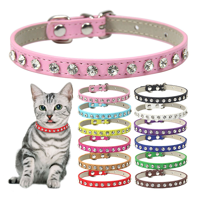 Dog Collars Pet  Collars For Small Dogs Neck Strap Safe Puppy Kitten Cats Collar 