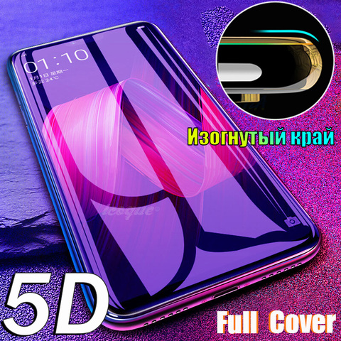 5D Glass for Xiaomi Redmi Note 5 Plus 9s 8 6 9 Pro Max 4X Screen Protector for Mi 10t Pro 10 Lite 9 8 A2 Poco X3 Tempered Glass ► Photo 1/6