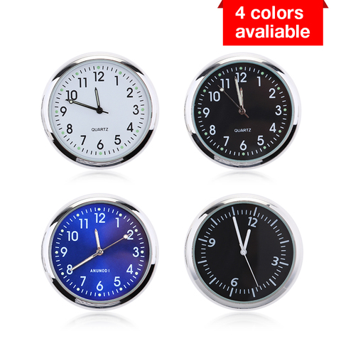 Universal Motorcycle Clocks Car Clock Luminous Mini Automobiles Internal Watch Stick-On Motorbike Mount Watch Suit for All Motor ► Photo 1/6