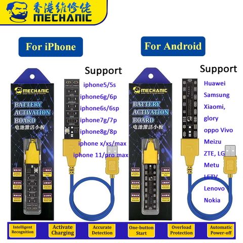 MECHANIC Battery charging activation panel for Iphone 5-11promax and Android  mobile phone DC power supply activation board ► Photo 1/6