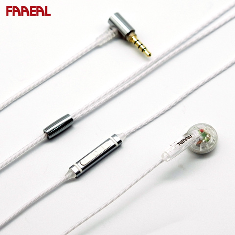 FAAEAL Iris Hifi Earphone 32 ohms Earbuds Full Transparent Shell Pop music Earbuds For Xiaomi/Huawei/iphone ► Photo 1/6