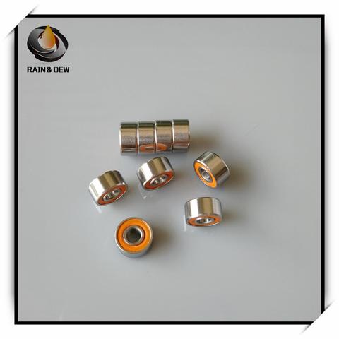 2Pcs S693 2OS CB 3X8X4 Stainless steel hybrid ceramic ball bearing 3x8x4mm S693 2OS CB ABEC7 693 Fishing vessel bearing ► Photo 1/6