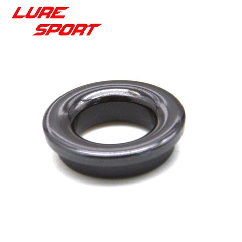 LureSport 12pcs size 6-20 Thickening Alconite Ring Ceramic Black ring Guide Ring Rod Building component Repair DIY Accessory ► Photo 1/6