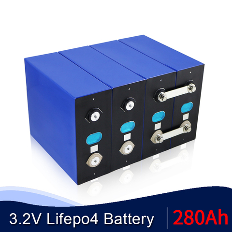 3.2V 280Ah lifepo4 battery DIY 12V 24V 48V 280AH rechargeable battery pack for electric scooter RV solar storage system TAX FREE ► Photo 1/6