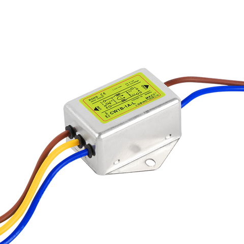 Anti-interference AC 115V 230V power supply filter EMI line audio purifier CW1B-L 1A 3A6A10A ► Photo 1/4