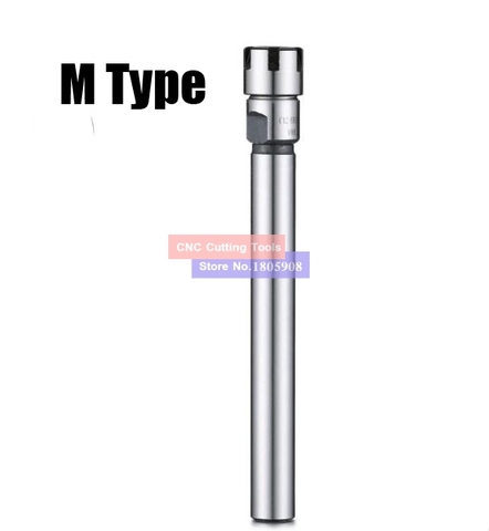 Collet Chuck Holder C8 C10 C12 C16 C20 C25 for ER8 ER11 ER16 ER20 Collet 100mm 150mm 200mm Extension Straight Shank ER M Nut ► Photo 1/6