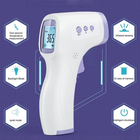 UX-A-01 Digital Baby Thermometer body infrared thermometer for adult children forehead thermometer infrared Temperature Gun ► Photo 1/6