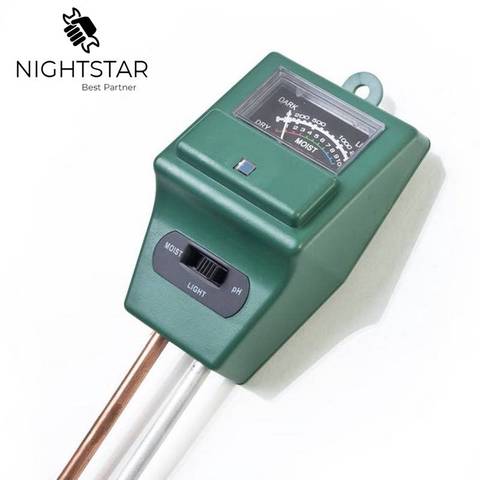 3 in 1 PH Tester Soil Water Moisture Light Analized Test Meter Detector Plant Flower PH Meters for Garden / Farm / Lawn ► Photo 1/5