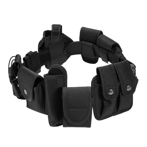 Outdoor Tactical Belt Hunting Bags Tactical Belt Holster Security Military Duty Utility Belt with Pouches Holster Gear ► Photo 1/6