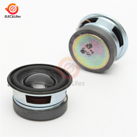 2Pcs 40mm Acoustic Speaker 4Ohm 3W Speaker 36MM External Magnetic Black Hat PU Edge Acoustic Components ► Photo 1/6