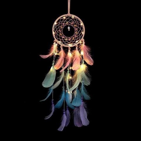 Dream Catcher Led Dream Catcher Kit Handmade Dream Catchers For Bedroom  Wall Hanging Decorations Ornaments Craf
