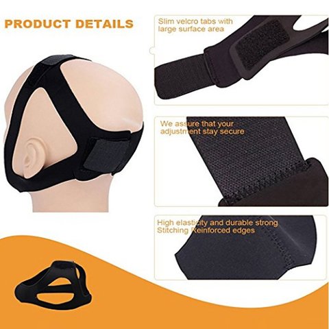 Triangular Snoring Belt Sleeping Snoring Chin Strap Diving Cloth Soft And Comfortable Anti-snoring Belt ► Photo 1/6