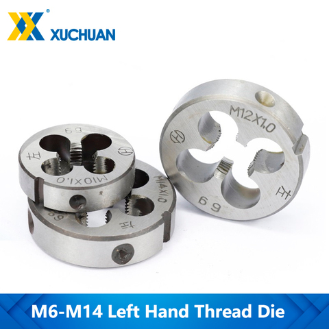 1pc Metric Left Hand Thread Die Machine Screw Die Hand Tapping Tools M6/M10/M10x1.0/M10x1.5/M12x1.0/M14x1.0 ► Photo 1/5