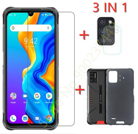 2-in-1 Camera Tempered Glass On For UMIDIGI Bison Screen Protector Glass For UMIDIGI Bison 2.5D Phone Glass ► Photo 1/6