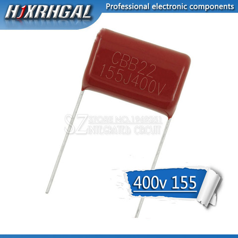 1PCS 400V155J 1.5UF Pitch 20MM 400V 155 1500nf CBB Polypropylene film capacitor hjxrhgal ► Photo 1/1