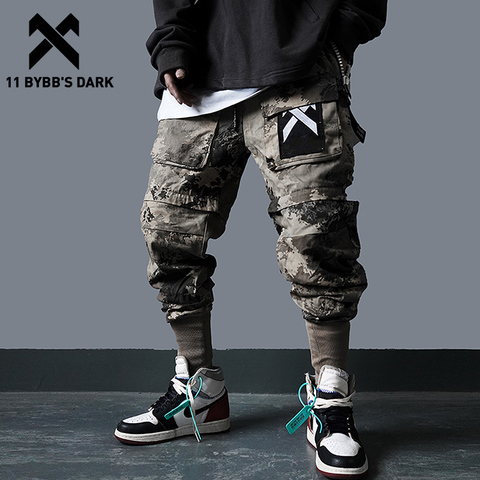 11 BYBB'S DARK Hip Hop Joggers Men Detachable Multi-Pocket Elastic Waist Sweatpants Techwear Pants Streetwear Cargo Pants Men ► Photo 1/6