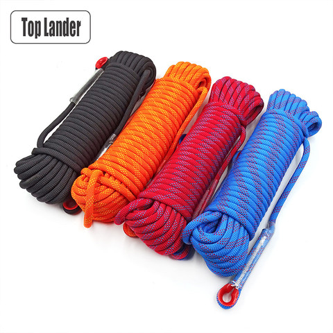 Outdoor Rock Climbing Rope 8mm High Strength Static Survival Emergency Fire Rescue Safety Rope Cord Hiking Accessory Equipment ► Photo 1/6
