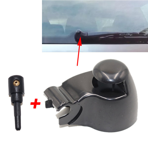 Rear Wiper Arm Cap Nut Washer Cover and Jet Nozzle For VW Polo Bora Caddy Golf Lupo Passat Sharan Touran ► Photo 1/6