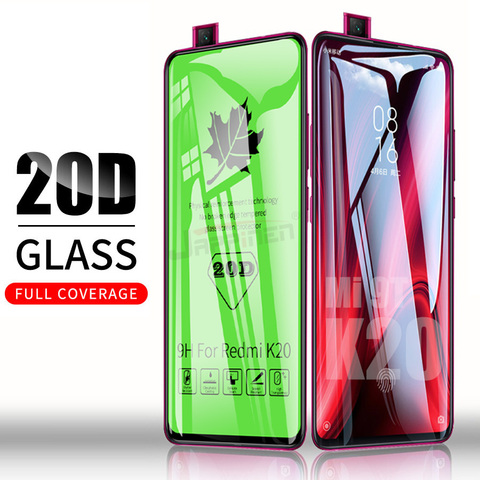 20D Full Glue Cover Tempered Glass For Xiaomi Redmi Note 8 7 Mi 9 9T K20 Pro 8 SE Lite A3 CC9e 7A CC9 Glass Screen Protector ► Photo 1/6
