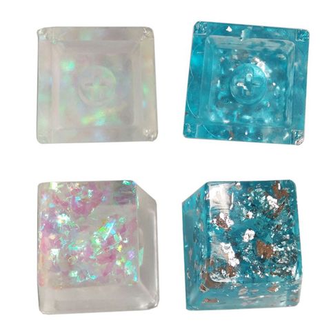 1PC Handmade Customized OEM R4 Profile Resin Keycap Keyboard RGB Translucent Keycap ► Photo 1/6