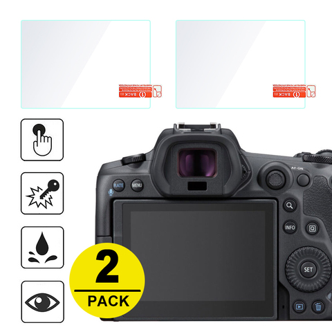 2x Tempered Glass Screen Protector for Canon EOS R5 / EOS R6 M50 Mark II Mirrorless Digital Camera ► Photo 1/4