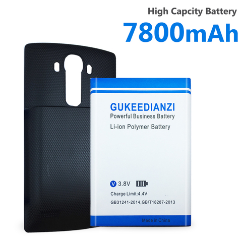 GUKEEDIANZI OEM Replacement Mobile Phone Battery BL-51YF 7800mAh For LG G4 BL-51YF H818 H819 H810 H81 Batteries+Free Back Covers ► Photo 1/6