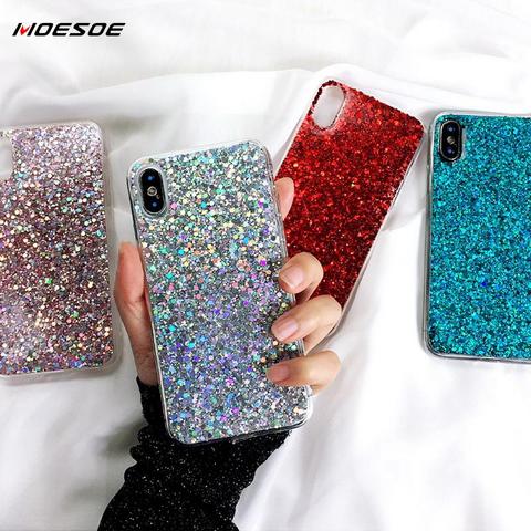 Bling Glitter Phone Cases For Samsung S20 Ultra S10 S9 S8 Plus Note 10 9 8 A70 A50 A30 A40 A20 A10 A30S A50S A80 A90 Case Cover ► Photo 1/6